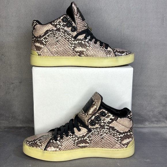 🔥🔥🔥Rag & Bone Snakeskin High-Top Sneakers Size 8🔥🔥🔥 - Picture 2 of 10